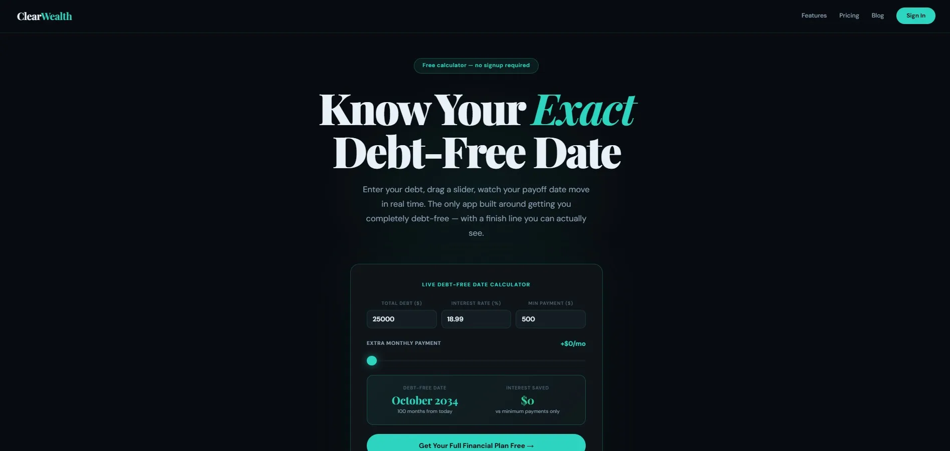 ClearWealth website